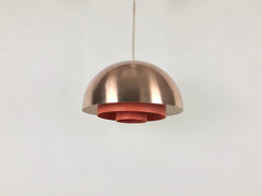 1960s Danish Copper Milieu Lamp by Jo Hammerborg for Fog & Mørup - eyespy